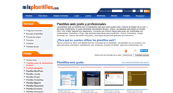 Desktop Screenshot of misplantillas.com