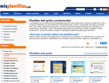 Tablet Screenshot of misplantillas.com
